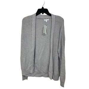 ABOUND Crochet‎ Knit Open Cardigan Size Small NEW